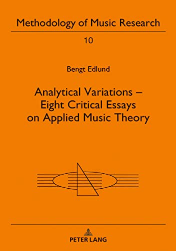 Stock image for Analytical Variations " Eight Critical Essays on Applied Music Theory (Methodology of Music Research) for sale by Books From California