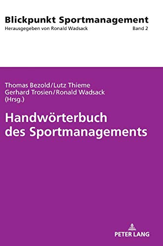 9783631785188: Handwoerterbuch Des Sportmanagements: 2