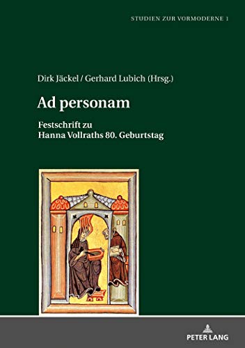 Stock image for Ad personam : Festschrift zu Hanna Vollraths 80. Geburtstag for sale by Ria Christie Collections