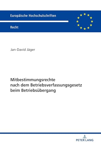 Stock image for Mitbestimmungsrechte Nach Dem Betriebsverfassungsgesetz Beim Betriebsuebergang: Eine Einordnung Von  613a Bgb in Das System Der Betriebsverfassung (Europaeische Hochschulschriften Recht) for sale by Revaluation Books