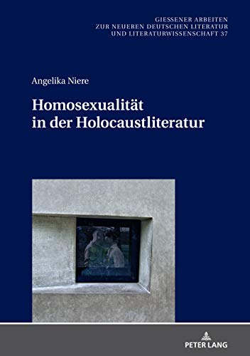 Beispielbild fr Homosexualitaet in der Holocaustliteratur zum Verkauf von Ria Christie Collections