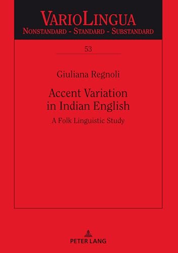 Stock image for Accent Variation in Indian English : A Folk Linguistic Study for sale by Ria Christie Collections