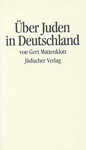 9783633540525: Uber Juden in Deutschland (German Edition)