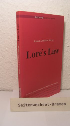 Beispielbild fr Lore's Law. Das Gesetzbuch des gesunden Menschenverstandes (Redline Wirtschaft) zum Verkauf von medimops