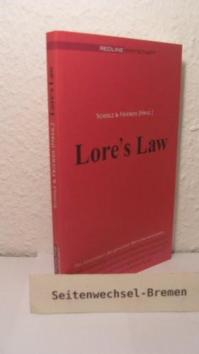Stock image for Lore's Law. Das Gesetzbuch des gesunden Menschenverstandes (Redline Wirtschaft) for sale by medimops