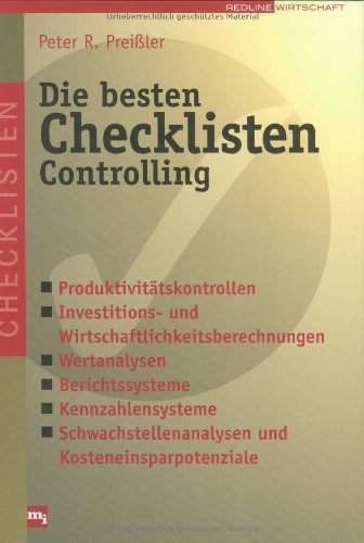 Beispielbild fr Die besten Checklisten Controlling (Redline Wirtschaft bei moderne industrie) zum Verkauf von Goodbooks-Wien
