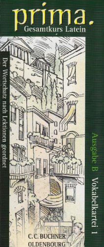 Prima - Gesamtkurs Latein - Ausgabe B für das G8 in Bayern, Latein als 2. Fremdsprache: Band 1 - Vokabelkartei - Utz Clement