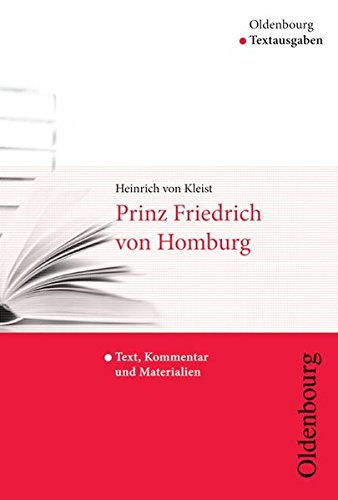Beispielbild fr Prinz von Homburg : Text, Kommentar und Materialien zum Verkauf von Buchpark