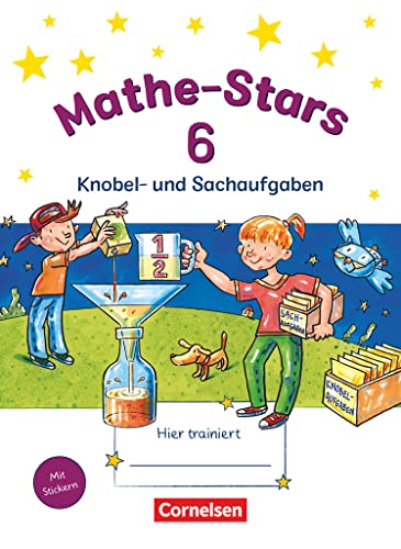 Immagine stock per Mathe-Stars 6. Schuljahr. Knobel- und Sachaufgaben: �bungsheft mit L�sungen