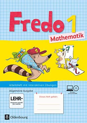 9783637021082: Fredo Mathematik Ausgabe A 1. Schuljahr. Arbeitsheft mit CD-ROM: Mit bungssoftware auf CD-ROM