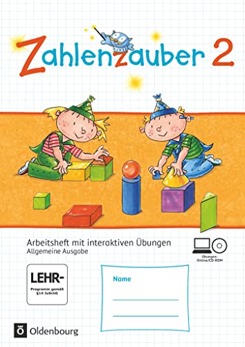 Stock image for Zahlenzauber - Allgemeine Ausgabe - Neubearbeitung 2016: 2. Schuljahr - Arbeitsheft mit CD-ROM: Mit interaktiven bungen for sale by medimops
