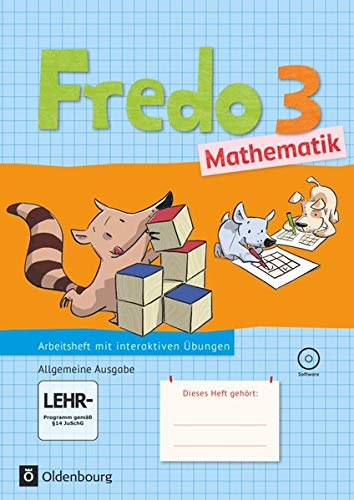 9783637022157: Fredo Mathematik 3. Schuljahr. Arbeitsheft mit interaktiven bungen auf scook.de. Ausgabe A fr alle Bundeslnder (auer Bayern): Mit bungssoftware auf CD-ROM