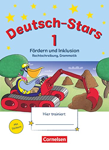 Beispielbild fr Deutsch-Stars - Allgemeine Ausgabe: 1. Schuljahr - Frdern und Inklusion: bungsheft. Mit Lsungen zum Verkauf von medimops