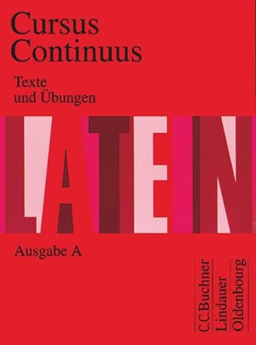 9783637876552: Cursus Continuus A. Texte und bungen: Unterrichtswerk fr Latein als Fremdsprache