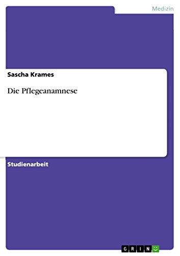 Stock image for Die Pflegeanamnese for sale by medimops
