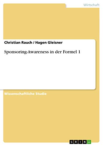 9783638668101: Sponsoring-Awareness in der Formel 1