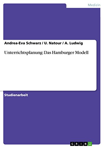 Imagen de archivo de Unterrichtsplanung: Das Hamburger Modell a la venta por Chiron Media