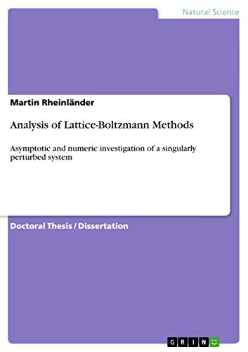 9783638796064: Analysis of Lattice-Boltzmann Methods: Asymptotic and numeric investigation of a singularly perturbed system
