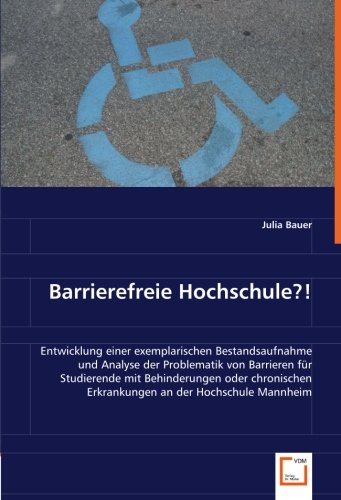 9783639035599: Barrierefreie Hochschule?!