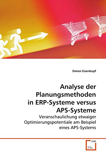 9783639110210: Analyse der Planungsmethoden in ERP-Systeme versus APS-Systeme: Veranschaulichung etwaiger Optimierungspotentiale am Beispiel eines APS-Systems (German Edition)