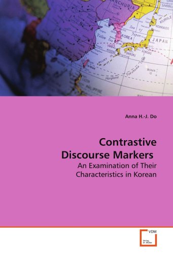 9783639117196: Contrastive Discourse Markers: An Examination of Their Characteristics in Korean