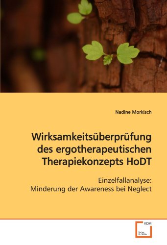 9783639118384: Wirksamkeitsberprfung des ergotherapeutischen Therapiekonzepts HoDT: Einzelfallanalyse: Minderung der Awareness bei Neglect