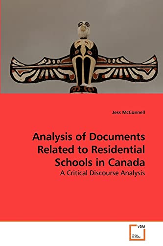 9783639222838: Analysis of Documents Related to Residential Schools in Canada