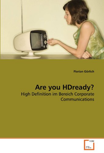 9783639239119: Are you HDready?: High Definition im Bereich Corporate Communications