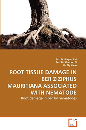 9783639288599: ROOT TISSUE DAMAGE IN BER ZIZIPHUS MAURITIANA ASSOCIATED WITH NEMATODE: Root damage in ber by nematodes