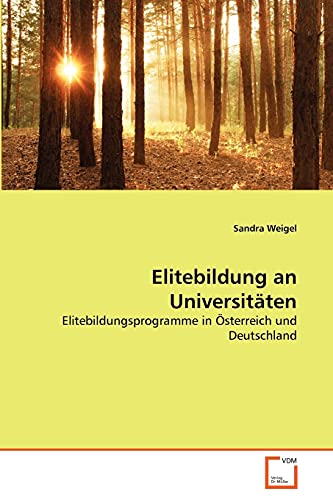 Imagen de archivo de Elitebildung an Universitäten a la venta por Ria Christie Collections