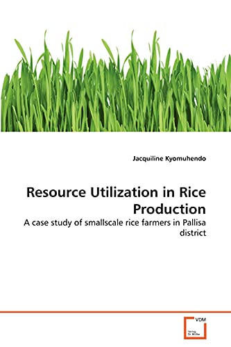 Imagen de archivo de Resource Utilization in Rice Production a la venta por Ria Christie Collections