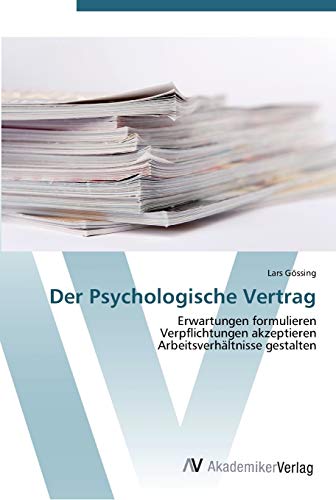 Imagen de archivo de Der Psychologische Vertrag a la venta por Blackwell's