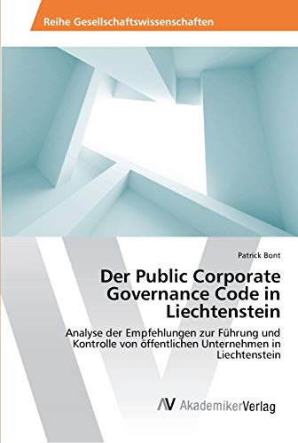 Imagen de archivo de Der Public Corporate Governance Code in Liechtenstein a la venta por Chiron Media