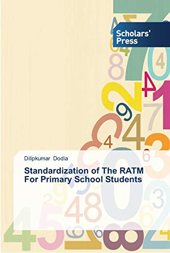 Stock image for Standardization of The RATM For Primary School Students for sale by Lucky's Textbooks