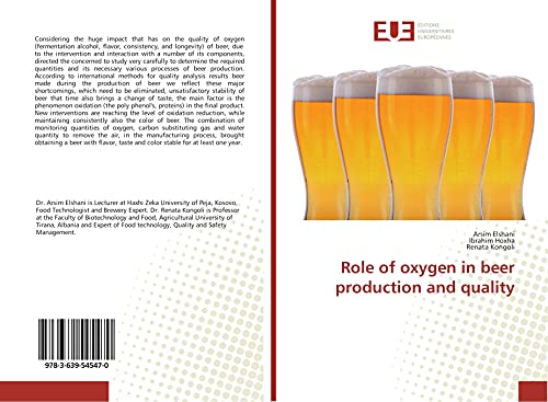 Stock image for Role of oxygen in beer production and quality for sale by Chiron Media