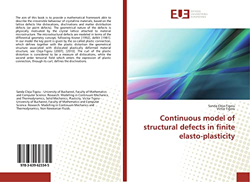 Imagen de archivo de Continuous model of structural defects in finite elasto-plasticity a la venta por Lucky's Textbooks