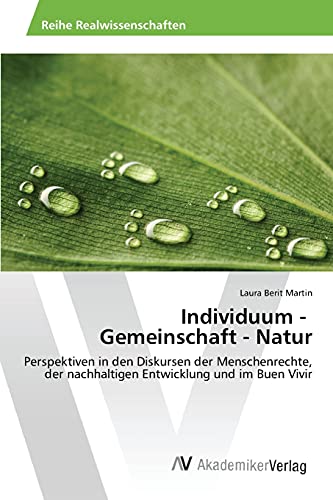 Beispielbild fr Individuum - Gemeinschaft - Natur (German Edition) zum Verkauf von Lucky's Textbooks