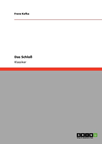 9783640212033: Das Schlo (German Edition)