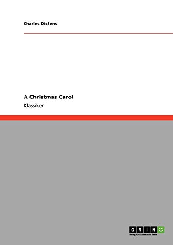 9783640227853: A Christmas Carol: Band 4