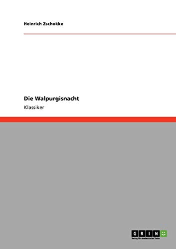 Die Walpurgisnacht - Heinrich Zschokke