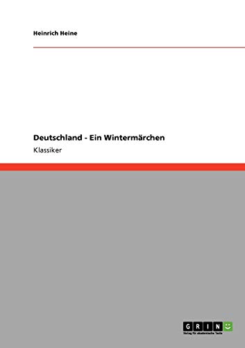 9783640257096: Deutschland - Ein Wintermrchen