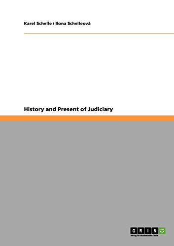 Stock image for History and Present of Judiciary for sale by Mispah books