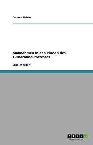 Maßnahmen in den Phasen des Turnaround-Prozesses - Carmen Richter