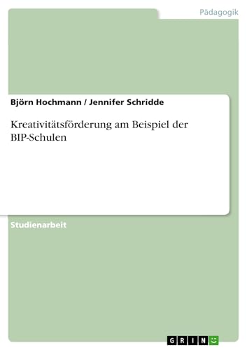 Stock image for Kreativittsfrderung am Beispiel der BIP-Schulen for sale by Revaluation Books