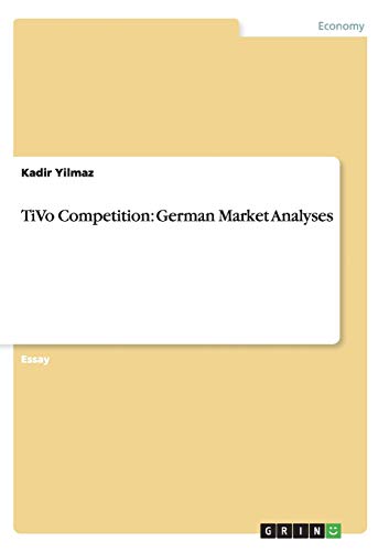 Beispielbild fr TiVo Competition: German Market Analyses zum Verkauf von medimops