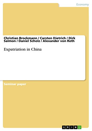 Imagen de archivo de Expatriation in China a la venta por Phatpocket Limited
