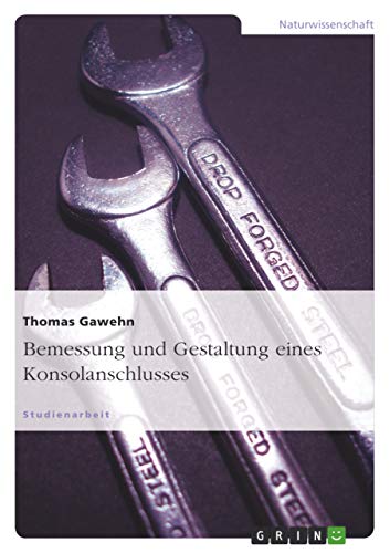 9783640538416: Bemessung Und Gestaltung Eines Konsolanschlusses (German Edition)