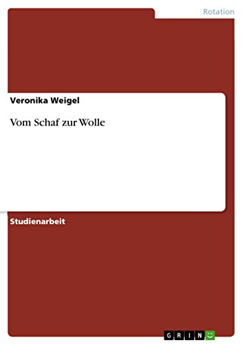 Stock image for Vom Schaf zur Wolle (German Edition) for sale by GF Books, Inc.