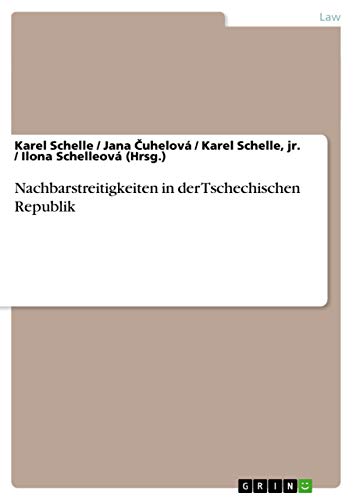 Stock image for Nachbarstreitigkeiten in Der Tschechischen Republik for sale by Books Puddle