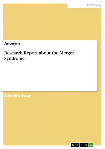 9783640639397: Research Report about the Merger Syndrome